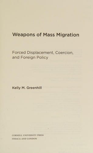 Weapons of mass migration