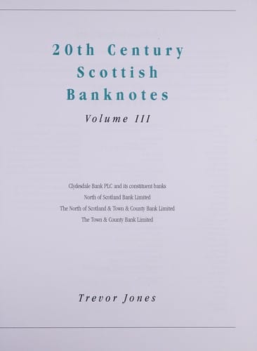 20th Century Scottish Banknotes