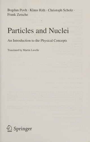 Particles and nuclei