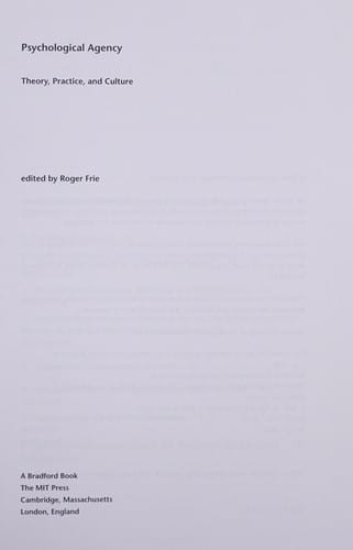 Psychological agency