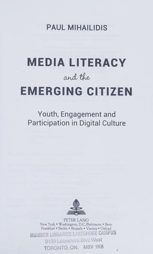 Media literacy and the emerging citizen