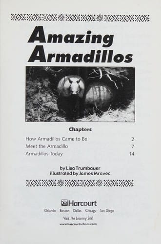Amazing armadillos