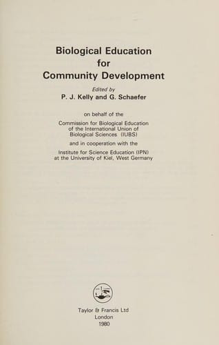 Biological education for community development