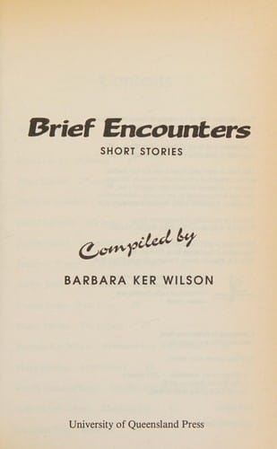 Brief encounters