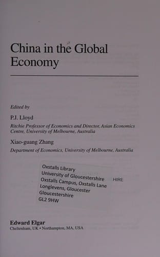 China in the global economy