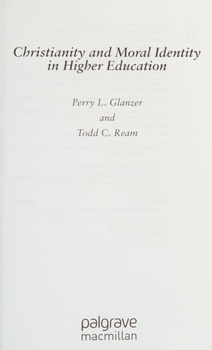 Christianity and moral identity in higher education