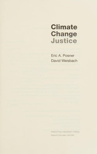 Climate change justice