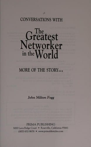Conversations with the greatest networker in the world
