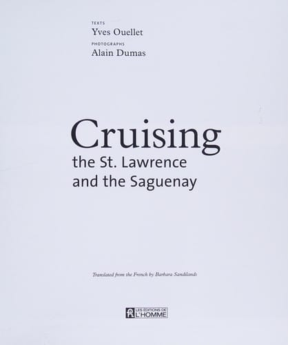 Cruising the St. Lawrence and the Saguenay