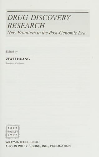 Drug discovery research