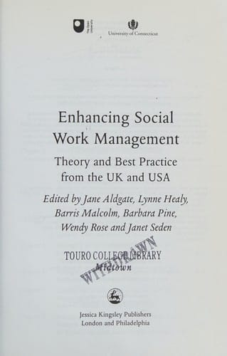 Enhancing social work management