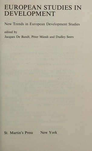 European studies in development