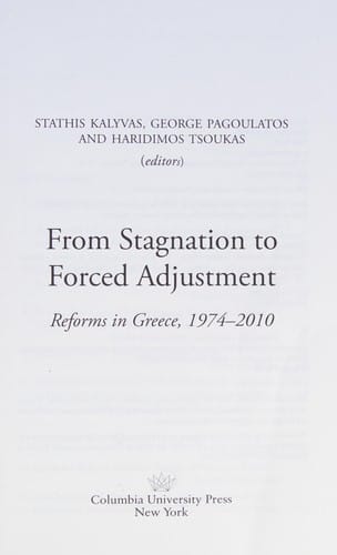 From stagnation to forced adjustment
