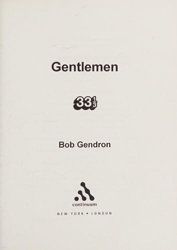 Gentlemen