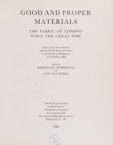 Good and proper materials