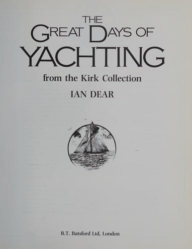 The great days of yachting