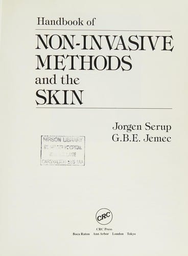 Handbook of non-invasive methods and the skin