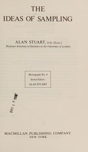 The ideas of sampling