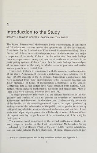 The IEA study of mathematics II