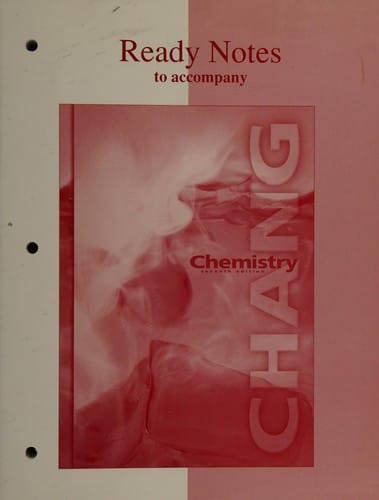 Course Ready Notes to Accompany Chemistry