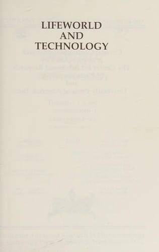 Lifeworld and technology