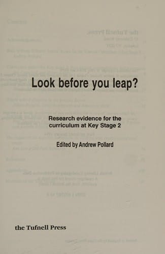 Look Before You Leap?