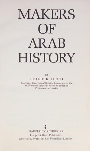 Makers of Arab history,