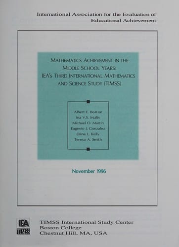 Mathematics achievement in the middle school years