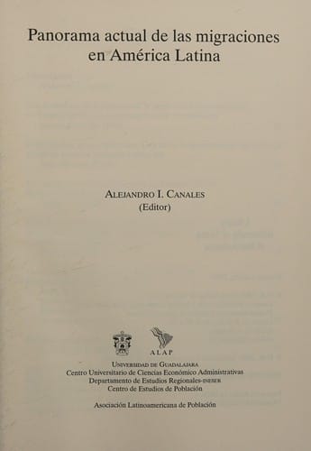 Panorama actual de las migraciones en América Latina