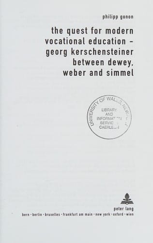 The quest for modern vocational education