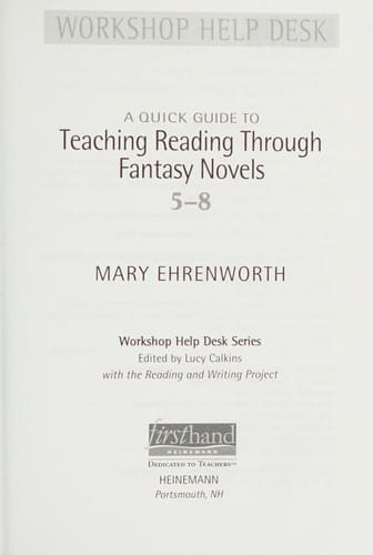 A quick guide to teaching reading through fantasy novels, 5-8