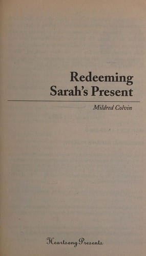 Redeeming Sarah's present