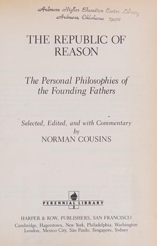 The Republic of reason