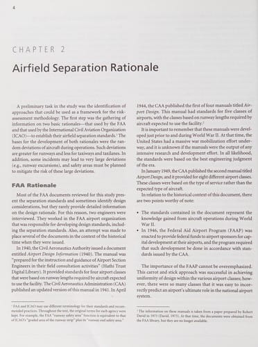Risk assessment method to support modification of airfield separation standards