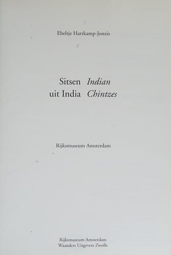 Sitsen uit India =