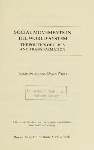 Social movements in the world-system