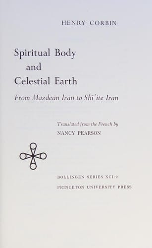 Spiritual body and celestial Earth