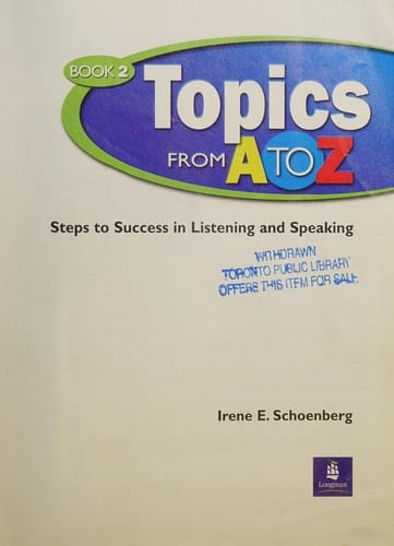 Topics from A to Z.