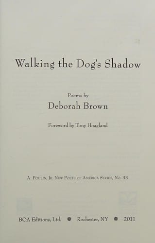 Walking the dog's shadow