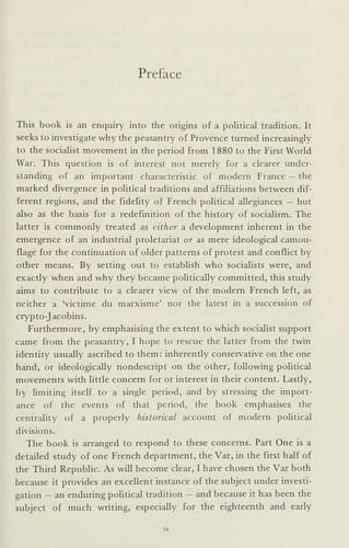 Socialism in Provence, 1871-1914