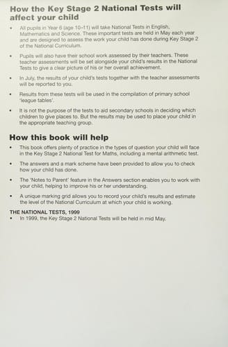 Key stage 2 national tests