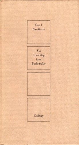 Ein Vormittag beim Buchhändler