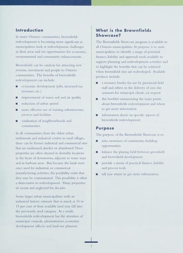 Brownfields showcase