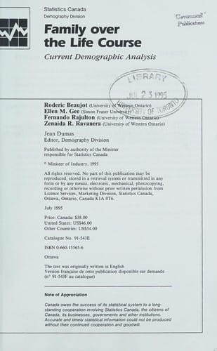 Family over the life course