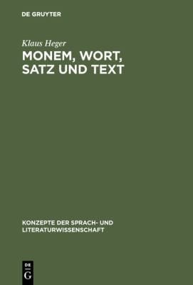Monem, Wort, Satz und Text