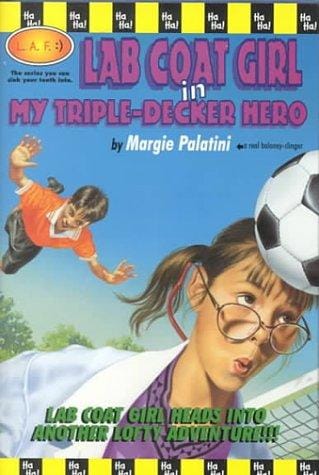 Lab Coat Girl in My triple-decker hero