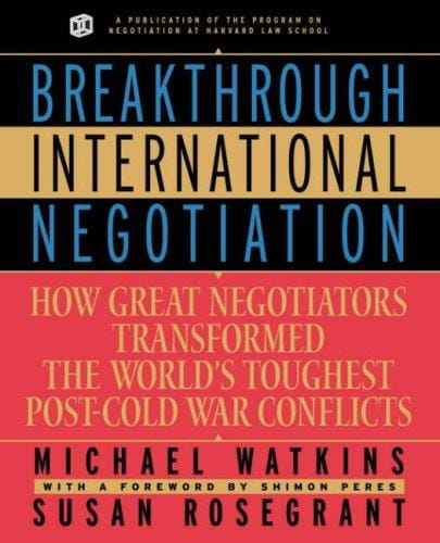 Breakthrough international negotiation