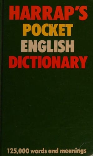 Harrap's pocket English dictionary