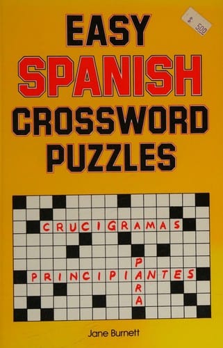 Easy Spanish crossword puzzles
