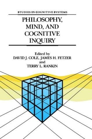 Philosophy, mind, and cognitive inquiry